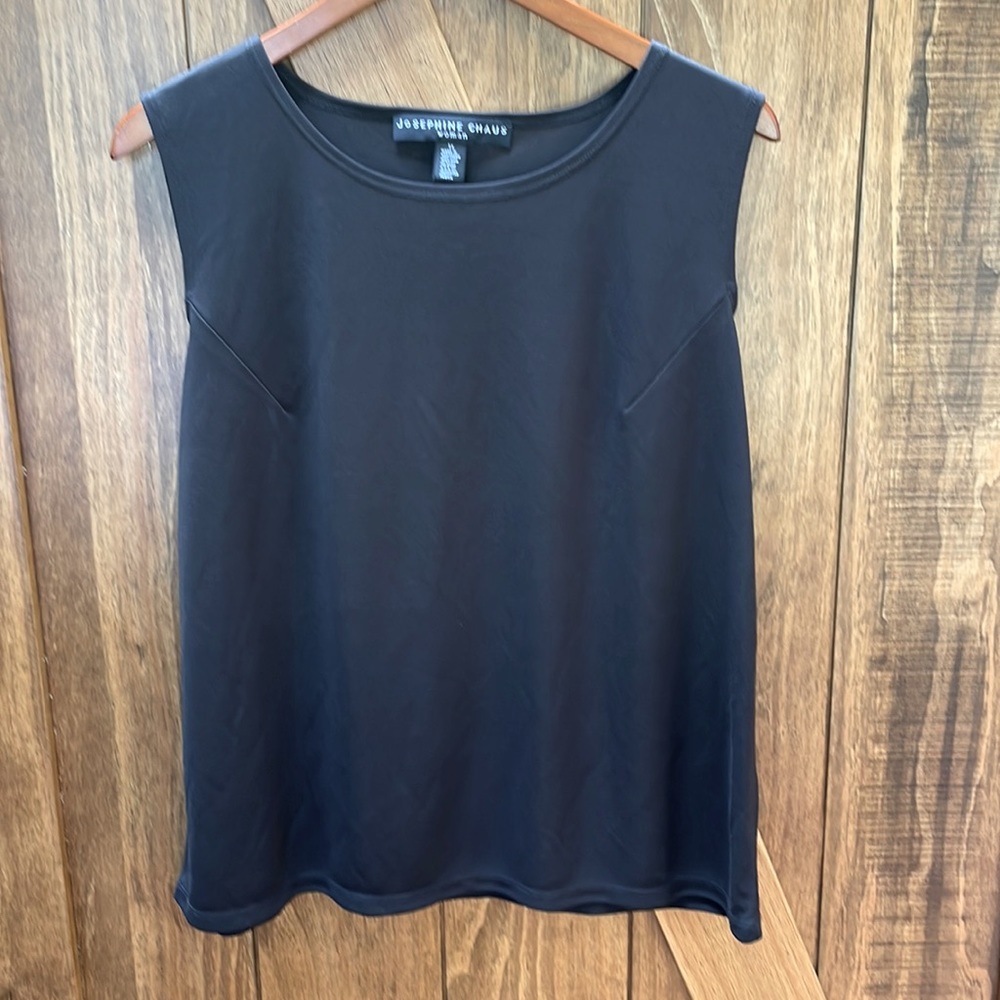 Josephine Chaus rich brown 1X tank top